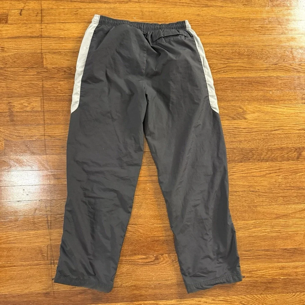 Vintage Y2K-era Nike nylon track pants 2000's Size M Medium Black/red